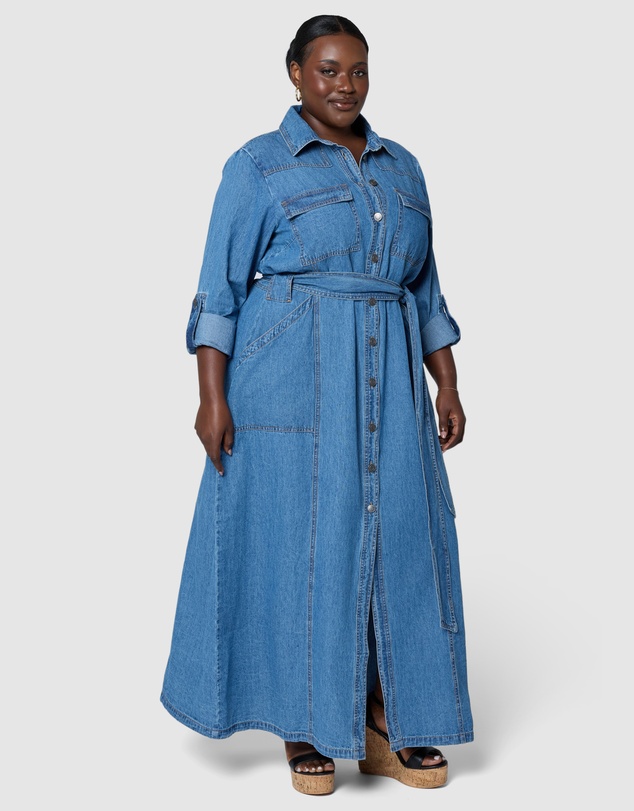 Indigo Tonic - Zara Chambray Maxi Dress