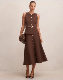 Forever New - Amelia Layered A-Line Midi Dress