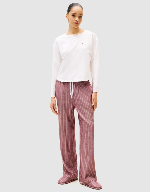 Tommy Hilfiger - Essential Flannel Pyjamas and Slippers Gift Set