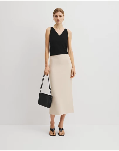 Country Road - Textured Knit Skirt