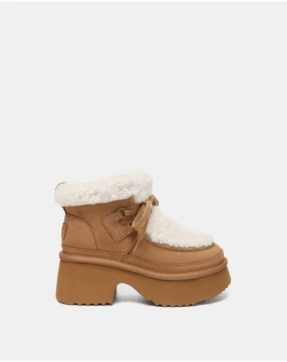 EVERAU - Australian Shepherd Ugg Bumpy Cow Suede Upper Fashion Boots