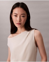 Calvin Klein - Crepe One Shoulder Top