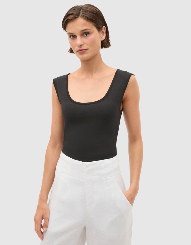 Seed Heritage - Boat Neck 90s Top