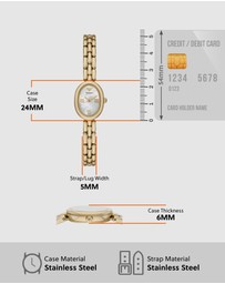 Emporio Armani - Gold Analogue Watch
