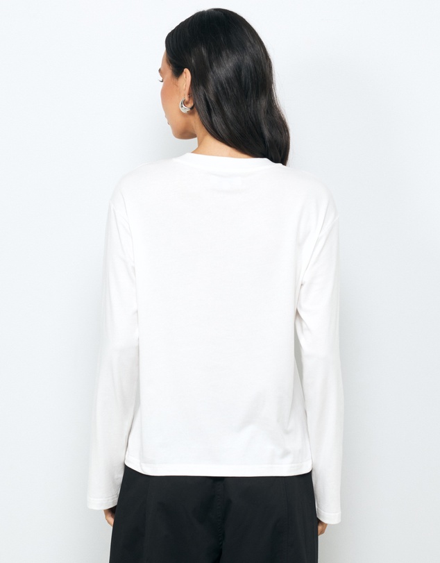AERE - Long Sleeve V Neck T-Shirt