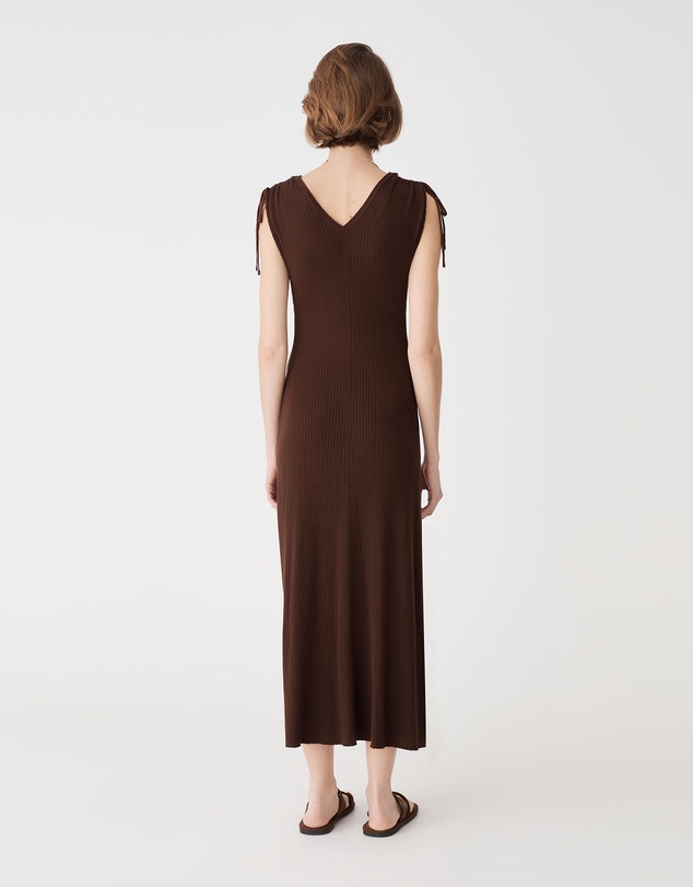 Forcast - Briony Lyocell Rib Knit Dress