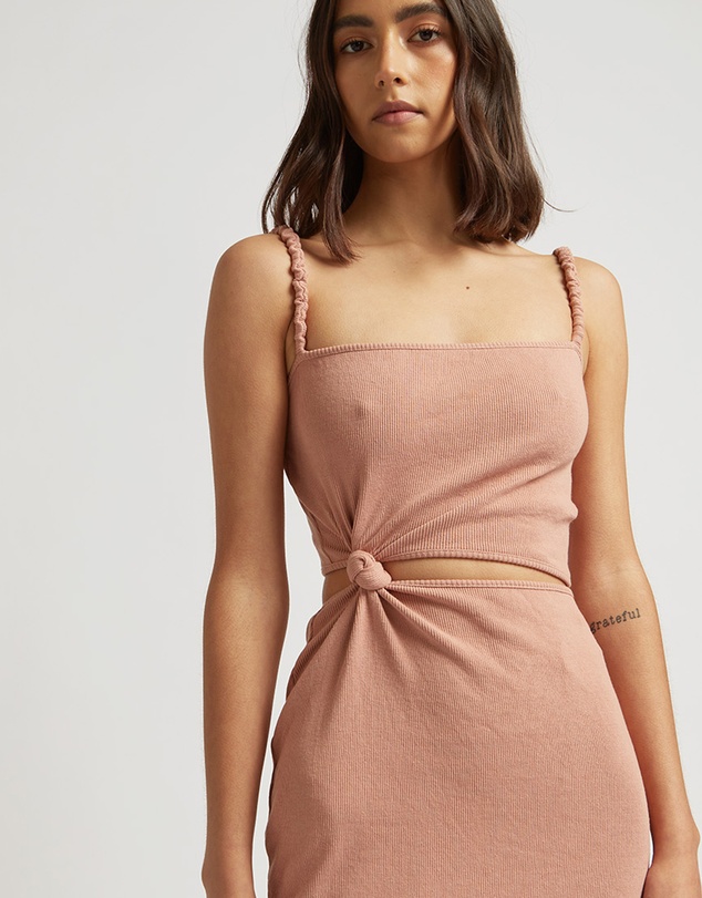 FRIEND of AUDREY - Jules Cotton Cut-Out Dress