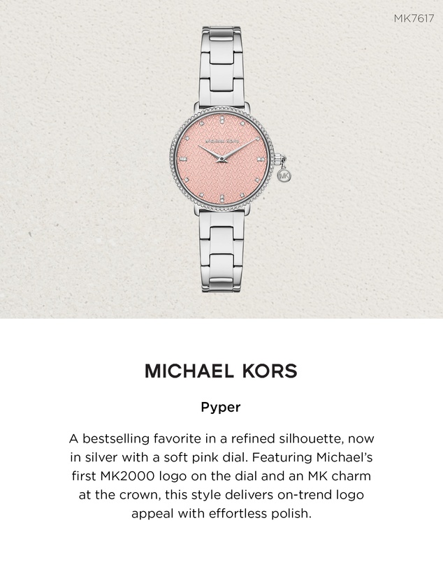 Michael Kors - Pyper Silver Tone Analogue Watch
