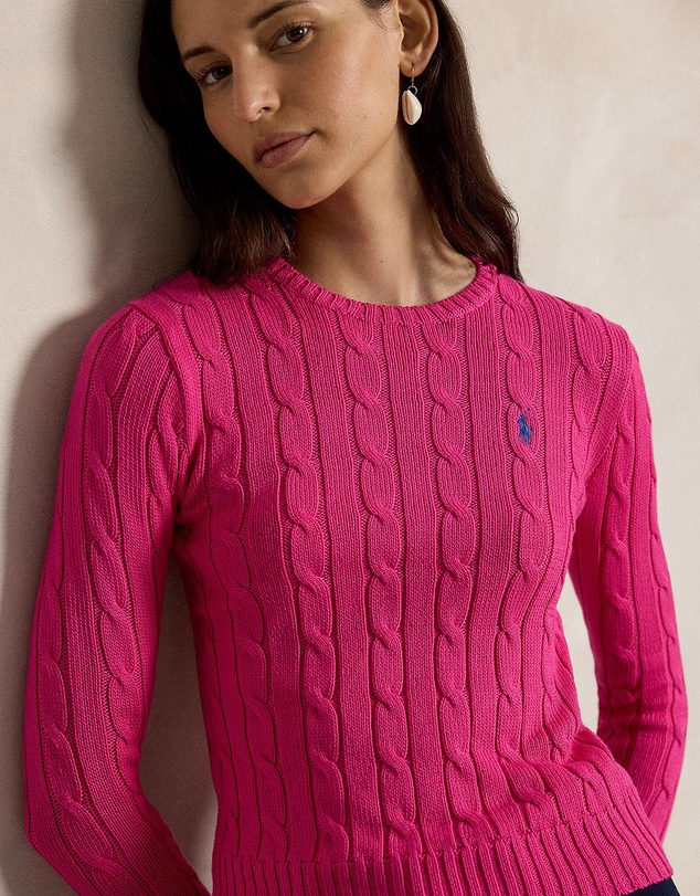 Polo Ralph Lauren - Cable-Knit Cotton Crewneck Sweater
