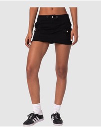 EDIKTED - Marianne Cargo Mini Skirt