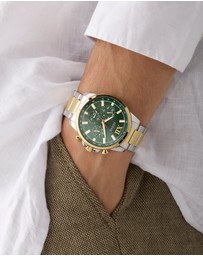 GUESS - Guess Men's 2-Tone 44mm Multi-function Watch