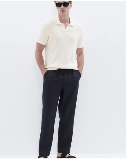 UNISON - Linen Pull On Pant