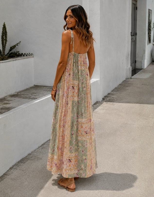 Esther & Co - Therese Dress - Spring Meadow