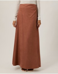 Tussah - Sophie Brushed Aline Midi Skirt