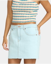 Volcom - Womens Dropping In Denim Skirt
