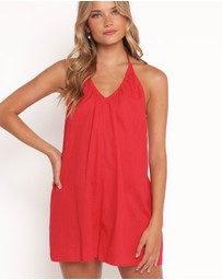 Petal & Pup - Renata Halter Playsuit - Red