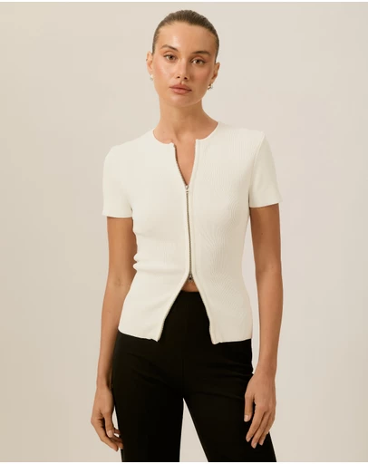 Tussah - Mattie Ribbed Knit Top