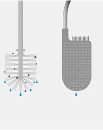 Joseph Joseph - Flex™ Lite Toilet Brush 2-pack - Grey/White