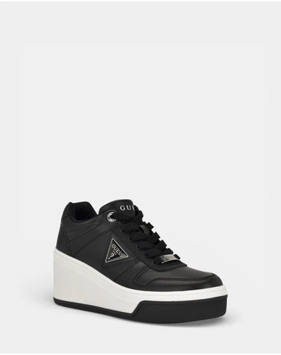 GUESS - Rozinn Lace-Up Platform Wedge Sneakers