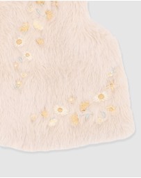 Bebe by Minihaha - Winnie Emb. Faux Fur Vest