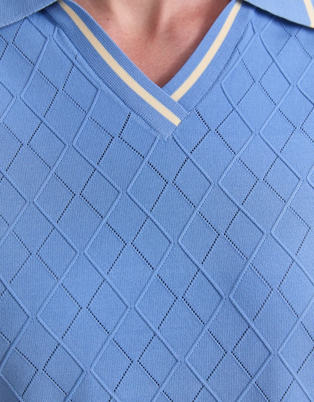 Sportscraft - Maxine Milano Argyle Knit Top