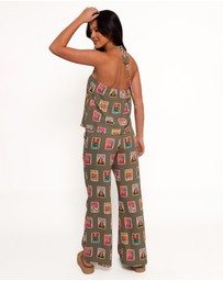 Petal & Pup - Hana Pants - Olive Print
