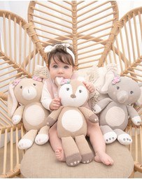 Living Textiles - Knitted Toy - Ava the Fawn