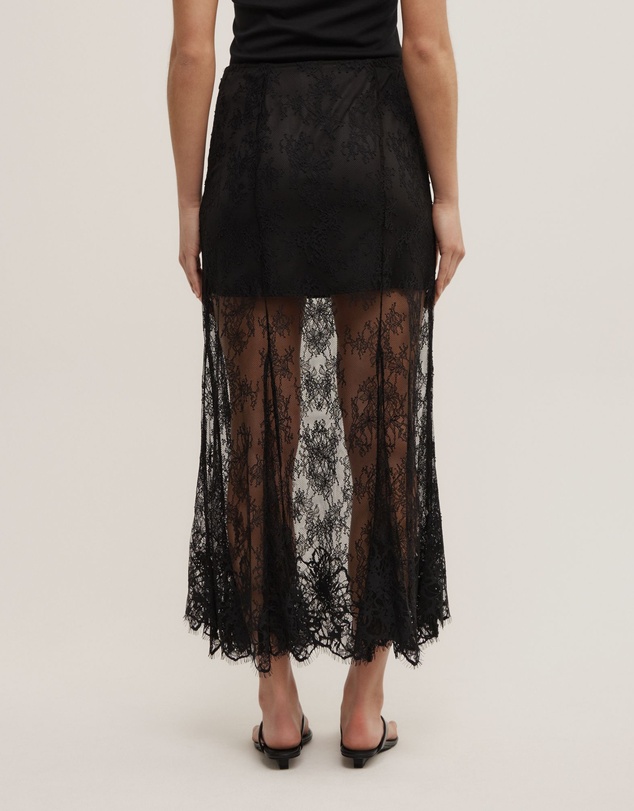 Witchery - Lace Panel Maxi Skirt