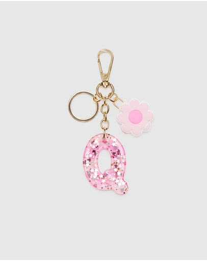 Seed Heritage - Pink Stripe Initial Keyring
