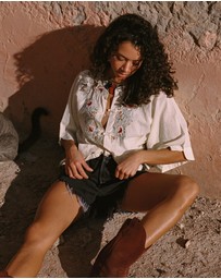 KINGA CSILLA - KC Essential Reckless Denim Shorts