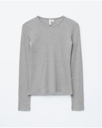 & Other Stories - Ribbed LS Top
