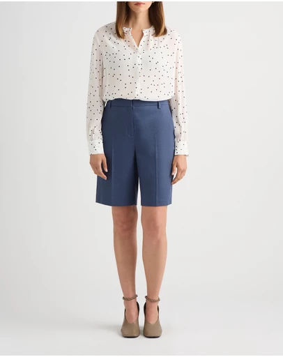 David Lawrence - Chaya Linen Blend Shorts