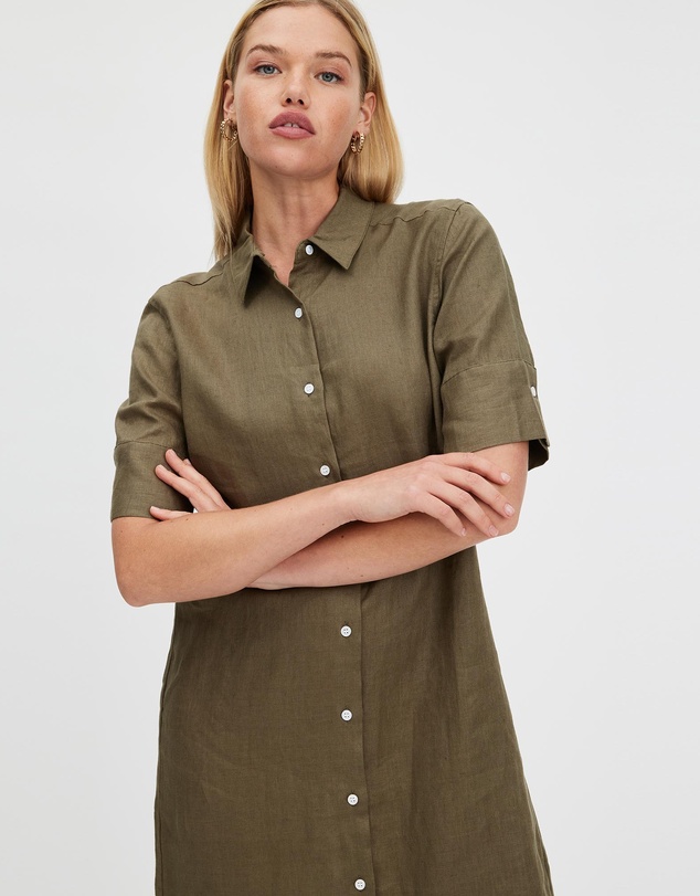 White By FTL - Hettie Shirt Dress