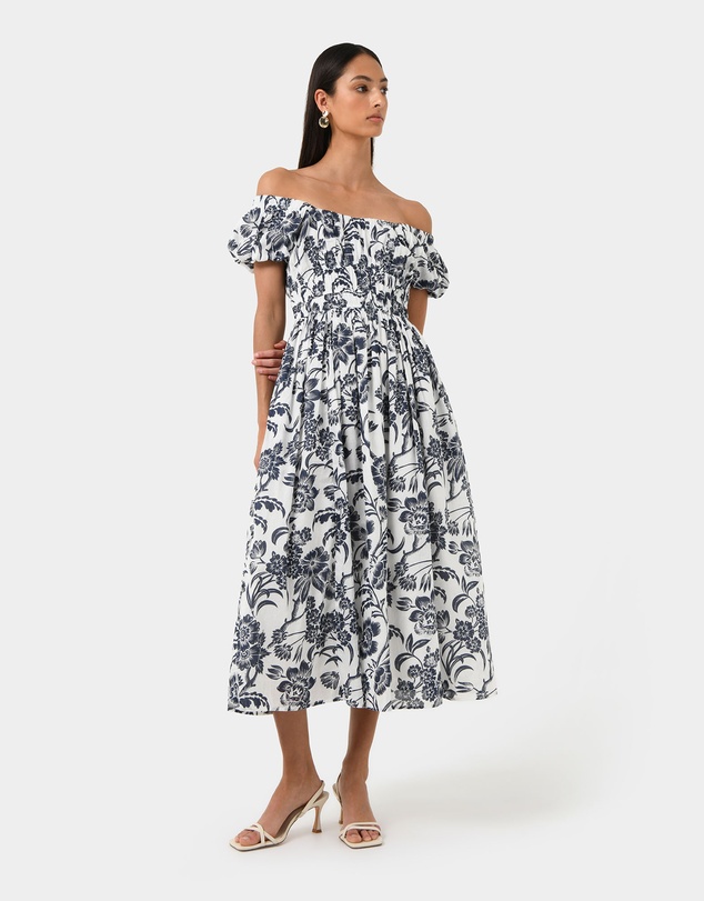 Forcast - Pearl Floral Cotton Dress