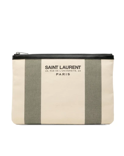 Pre-Loved by Azura Reborn - Pre-Loved Canvas Beach Zip Clutch