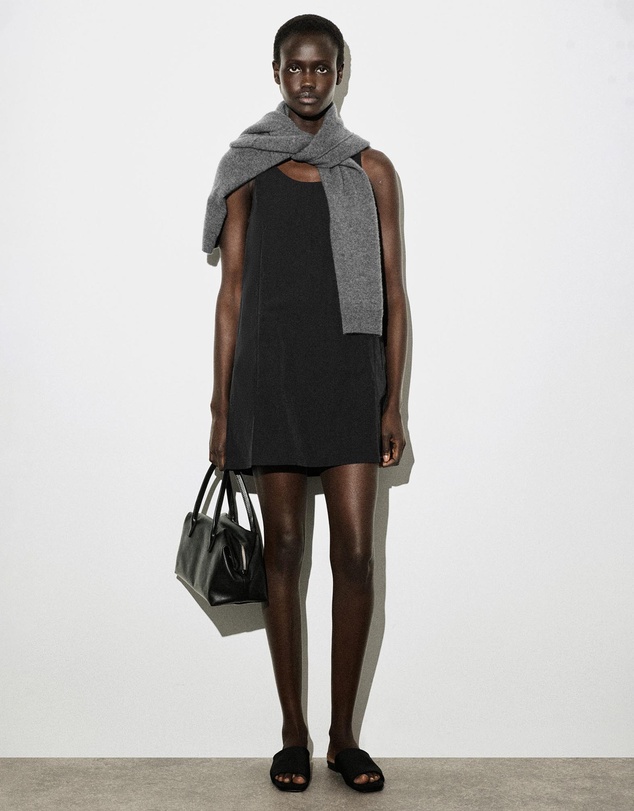 COS - Jersey-Panelled Nylon Mini Dress