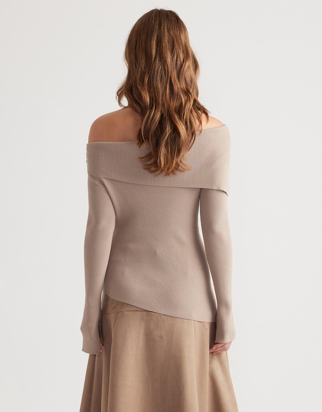 Decjuba - Mariah Off Shoulder Knit Top