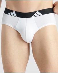 adidas Sportswear - 3 Pack Active Flex Cotton Brief Underwear