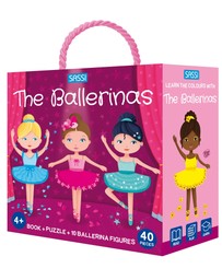 Sassi - 3D Puzzle And Book Learn Colours Ballerinas