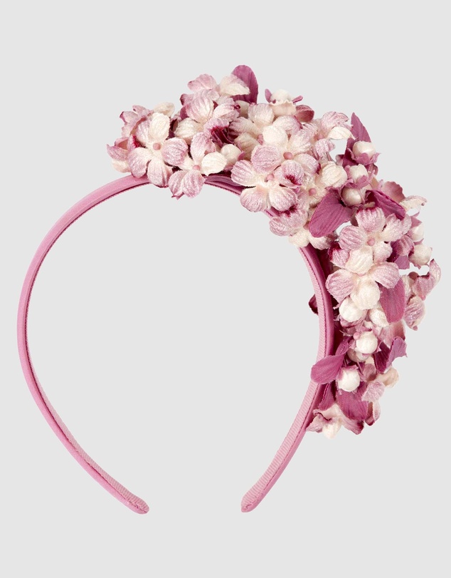 Max Alexander - Pink Flower Fascinator Headband