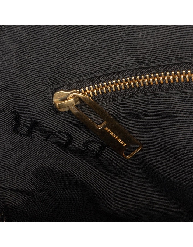 Pre-Loved by Azura Reborn - Pre-Loved Medium Heritage Grain Check Embossed Orchard Bowling Bag