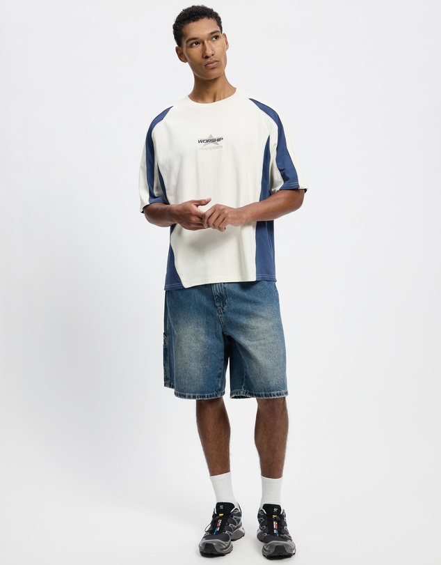 Worship - Devlish Carpenter Jean Shorts