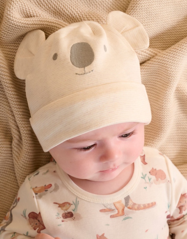 Purebaby - Australiana 3 Piece Gift Pack w Hat