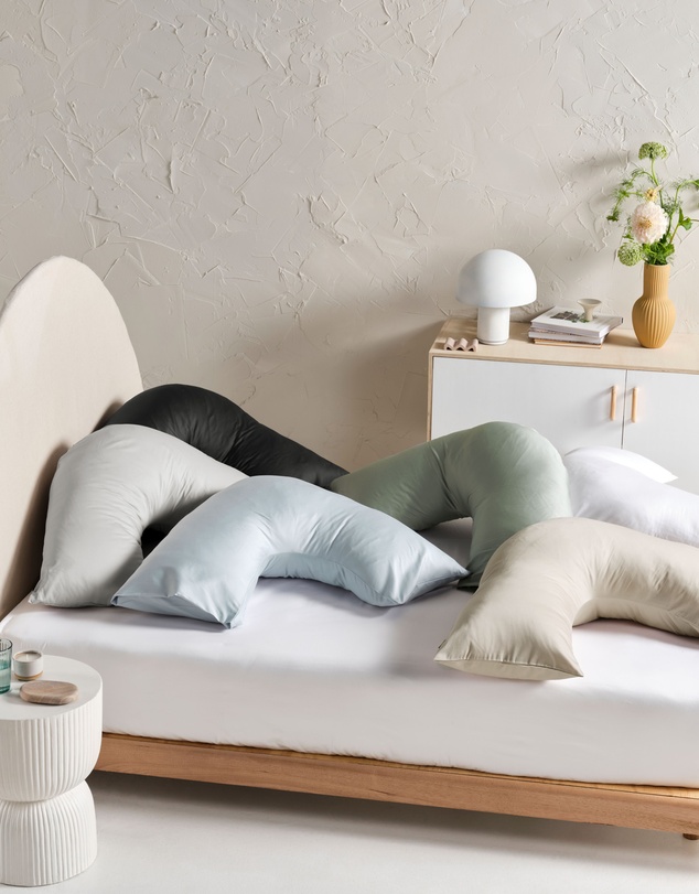 Linen House - Augusta 500TC Cotton Sateen U-Shape Pillowcase