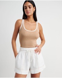 Jag - Gigi Linen Pull On Short