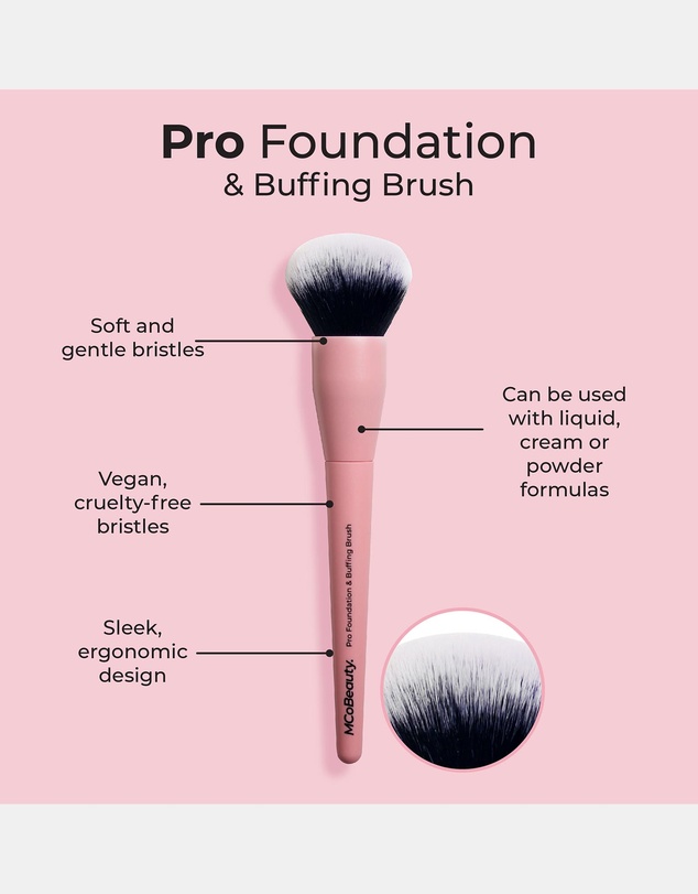 MCoBeauty - Pro Foundation & Buffing Brush