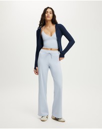 Cotton On Body Active - Ultra Soft Tie Front Wide Leg Pant