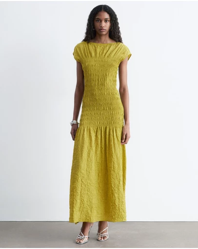 & Other Stories - Smocked Maxi Dress