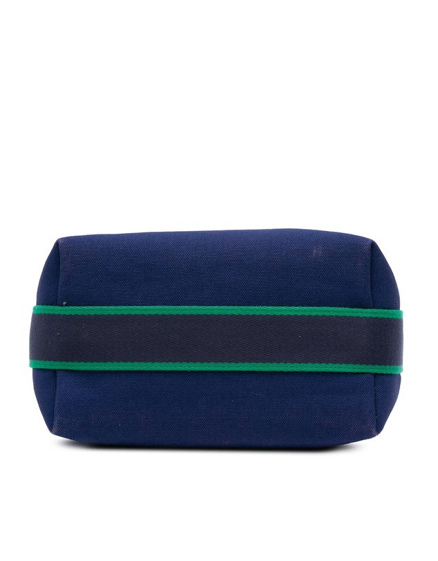 Pre-Loved by Azura Reborn - Pre-Loved hermes Fabric Zip-Top Carry Pouch Everyday Essential Storage Container Travel Organizer