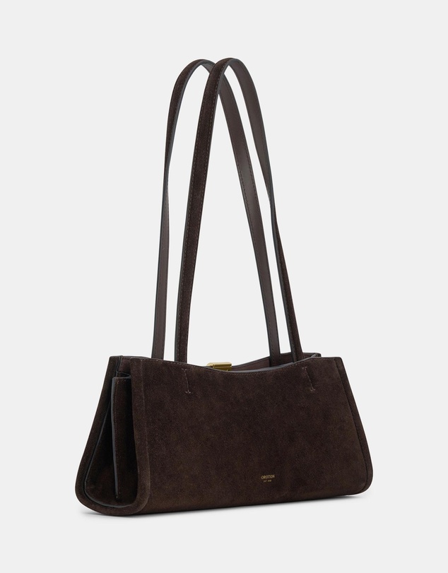 Oroton - Mille Baguette Suede Bag